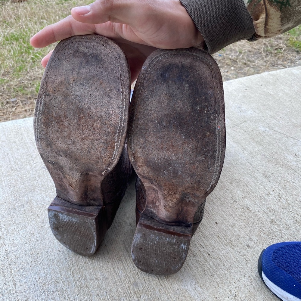Men’s Crocodile Cowboy Boots - Picture 5 of 5